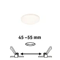 Paulmann LED panel VELUNA VARIFIT LED round, adjustable, 6W 360lm 3000K CRI >80