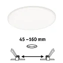 Paulmann LED panel VELUNA VARIFIT LED round, adjustable, 20W 1500lm 4000K CRI >80