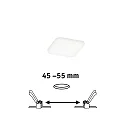 Paulmann LED panel VELUNA VARIFIT LED round, adjustable, 6W 400lm 4000K CRI >80