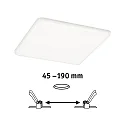 Paulmann LED panel VELUNA VARIFIT LED round, adjustable, 20W 1500lm 4000K CRI >80