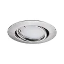 Paulmann LED Einbauleuchte BASE COIN, 3x4,9W, 3000K, 430lm, IP20, schwenkbar, dimmbar Zigbee, eisen gebürstet