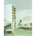 Paulmann 3er-Set LED Einbauleuchte PREMIUM LINE WHIRL, rund, Ø 15cm, 3x 6W 3000K 450lm, Alu gedreht/satiniert
