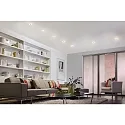 Paulmann 3er-Set LED Einbauleuchte PREMIUM LINE WHIRL, rund, Ø 15cm, 3x 6W 3000K 450lm, Alu gedreht/satiniert