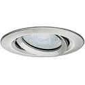 Paulmann 3er-Set Outdoor Einbau-Downlight NOVA, IP65, rund, inkl. 3x GU10 LED 7W 2700K 460lm 36°, schwenkbar, Eisen