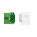 Paulmann Paulmann Wall recessed luminaire square 2700K white, 2,7W with motion detector