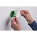 Wandeinbauleuchte WALL, rund, 230V, 1.7W 2700K 107lm, Weiß