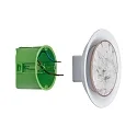 LED Wandeinbauleuchte NEORDIC DEKORATIV, 2.5W 2700K, Marmor Weiß matt
