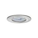 Paulmann 3er-Set Einbauspot LED NOVA, IP44, starr, 230V, inkl. 3x GU10 6.5W 4000K 450lm 36°, Eisen gebürstet
