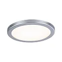 LED Einbau-Panel AREO VariFit ON-OFF, IP44/20, rund, Ø 11.8cm, schaltbar, 8W 3000K 550lm, chrom matt