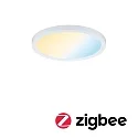 Paulmann LED Einbau-Panel AREO VariFit ZigBee TW, IP44/20, rund, Ø17.5cm, 15W 3000-6500K (Tunable White) 1200lm, dimmbar, weiß matt