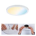 Paulmann LED Einbau-Panel AREO VariFit ZigBee TW, IP44/20, rund, Ø17.5cm, 15W 3000-6500K (Tunable White) 1200lm, dimmbar, weiß matt