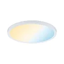 LED Einbau-Panel AREO VariFit ZigBee TW, IP44/20, rund, Ø23cm, 18W 3000-6500K (Tunable White) 1400lm, dimmbar, weiß matt