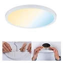 Paulmann LED Einbau-Panel AREO VariFit ZigBee TW, IP44/20, rund, Ø23cm, 18W 3000-6500K (Tunable White) 1400lm, dimmbar, weiß matt