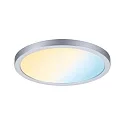 LED Einbau-Panel AREO VariFit ZigBee TW, IP44/20, rund, Ø17.5cm, 15W 3000-6500K (Tunable White) 1200lm, dimmbar, chrom matt