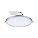 LED Einbau-Panel AREO VariFit ZigBee TW, IP44/20, rund, Ø23cm, 18W 3000-6500K (Tunable White) 1400lm, dimmbar, chrom matt