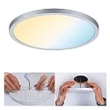 LED Einbau-Panel AREO VariFit ZigBee TW, IP44/20, rund, Ø23cm, 18W 3000-6500K (Tunable White) 1400lm, dimmbar, chrom matt