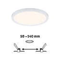 Paulmann LED Einbau-Panel AREO VariFit 3-STEP-DIM, IP44/20, rund, Ø 17.5cm, dimmbar mit Lichtschalter, 15W 3000K 1200lm, weiß matt