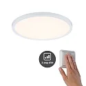 Paulmann LED Einbau-Panel AREO VariFit 3-STEP-DIM, IP44/20, rund, Ø 23cm, dimmbar mit Lichtschalter, 18W 3000K 1400lm, weiß matt