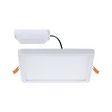 Paulmann LED Einbau-Panel AREO VariFit 3-STEP-DIM, IP44/20, eckig, 17.5cm, dimmbar mit Lichtschalter, 15W 3000K 1200lm, weiß matt