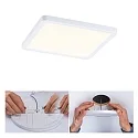 Paulmann LED Einbau-Panel AREO VariFit 3-STEP-DIM, IP44/20, eckig, 17.5cm, dimmbar mit Lichtschalter, 15W 3000K 1200lm, weiß matt
