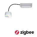 Paulmann LED lamp COIN ZIGBEE RGBW, ZigBee controllable Coin 5,2W 400lm RGB / 2700-6500K 100° CRI >80