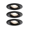 recessed luminaire NOVA MINI COIN set of 3 IP23, 4W 310lm 2700K 38° 38° CRI >80