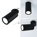 Paulmann recessed luminaire TURNAL COIN, black matt dimmable 6W 470lm 2700K 100° 100° CRI >80