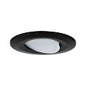 Paulmann LED Deckeneinbauleuchte CALLA IP65, rund, 3er-Set, 5,5W, 550lm, dimmbar, schwarz matt