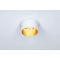 Paulmann recessed luminaire GIL COIN LED round, rigid IP44, gold, white matt dimmable 470lm 2700K CRI >80