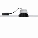 Einbauspot LED COLE IP44, starr, inkl. LED COIN Modul, 230V, 6.5W 2700K460lm 100°, 3-stufig dimmbar, Schwarz / Gold matt