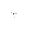 Einbauspot LED COLE IP44, starr, inkl. LED COIN Modul, 230V, 6.5W 2700K460lm 100°, 3-stufig dimmbar, Schwarz / Gold matt