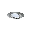 Paulmann 3er-Set Einbauleuchten-Set BASE COIN, IP20, Ø 9cm, 230V, inkl. LED Modul 5W 3000K 370lm 100°, On-Off, schwenkbar, eisen