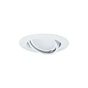 3er-Set Einbauleuchten-Set BASE COIN, IP20, Ø 9cm, 230V, inkl. LED Modul 5W 3000K 370lm 100°, On-Off, schwenkbar, weiß