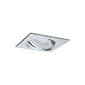 Paulmann recessed luminaire NOVA COIN LED square, swivelling, set of 3 IP23, aluminium  19,5W 460lm 2700K 100° 100° CRI >80