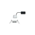 Paulmann LED Einbauleuchten-Set NOVA COIN, IP23, rund, Ø 8.4cm, starr, 230V, inkl. Modul 6.5W 2700K 460lm 100°, Weiß matt