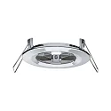 Paulmann 3er-Set LED Einbauleuchten-Set NOVA COIN, IP23, rund, Ø 8.4cm, starr, 230V, inkl. 6.5W 2700K 460lm 100°, Chrom