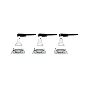 Paulmann 3er-Set LED Einbauleuchten-Set NOVA, IP23, rund, schwenkbar, inkl. GU10 6.5W 2700K 460lm 38°, 3step dimmbar, Alu gedreht