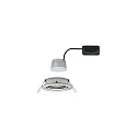 Paulmann recessed luminaire NOVA COIN LED round, swivelling Coin IP23, brushed iron dimmable 460lm 2700K 100° 100° CRI >80