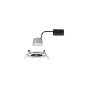 Paulmann LED Einbauleuchten-Set NOVA COIN, IP23, rund, starr, inkl. Modul 6.5W 2700K 460lm 100°, 3step dimmbar, Eisen gebürstet