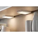 Paulmann 2er-Set LED Möbelleuchte VANE, eckig, 10.5x14cm, 15VA, 230V/12V, 2x 6.7W 2700K 450lm, weiß matt