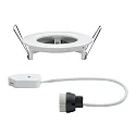 Paulmann Recessed luminaire Nova, IP44, round, set of 1, excl. lamp, max. 35W, GU10