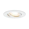 Outdoor Einbau-Downlight NOVA PLUS, IP65, rund, Ø 9.3cm, GU5.3/GU10 max. 35W, schwenkbar 30°, weiß