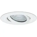 Paulmann Outdoor Einbauleuchte NOVA PLUS, IP65, rund, 230V, inkl. GU10 6W 4000K 470lm 36°, schwenkbar, dimmbar, Weiß matt