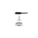 Paulmann Outdoor Einbauleuchte NOVA PLUS, IP65, rund, 230V, inkl. GU10 6W 4000K 470lm 36°, schwenkbar, dimmbar, Weiß matt / Chrom