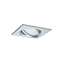 Paulmann outdoor recessed luminaire NOVA PLUS COIN square, swivelling, set of 3 Coin IP23, aluminium dimmable
