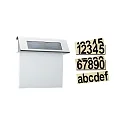 Paulmann LED Solar-Hausnummernleuchte SPECIAL LINE, IP44, 0.2W 3000K, Akku wechselbar, Edelstahl / weiß