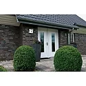 Paulmann LED Solar-Hausnummernleuchte SPECIAL LINE, IP44, 0.2W 3000K, Akku wechselbar, Edelstahl / weiß