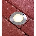 Paulmann LED Floor recessed luminaire SPECIAL LINE set, round, 1,2W, 2700K, 230V, 110mm, stainless steel