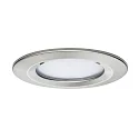 Paulmann Paulmann Recessed luminaire LED Coin Slim, IP44, round, 6,8W, set of 3 dimmable, iron