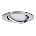 Paulmann 1er-Set LED Einbauleuchte NOVA PLUS COIN, IP23, rund, 6.8W 2700K 425lm, dimmbar, Eisen